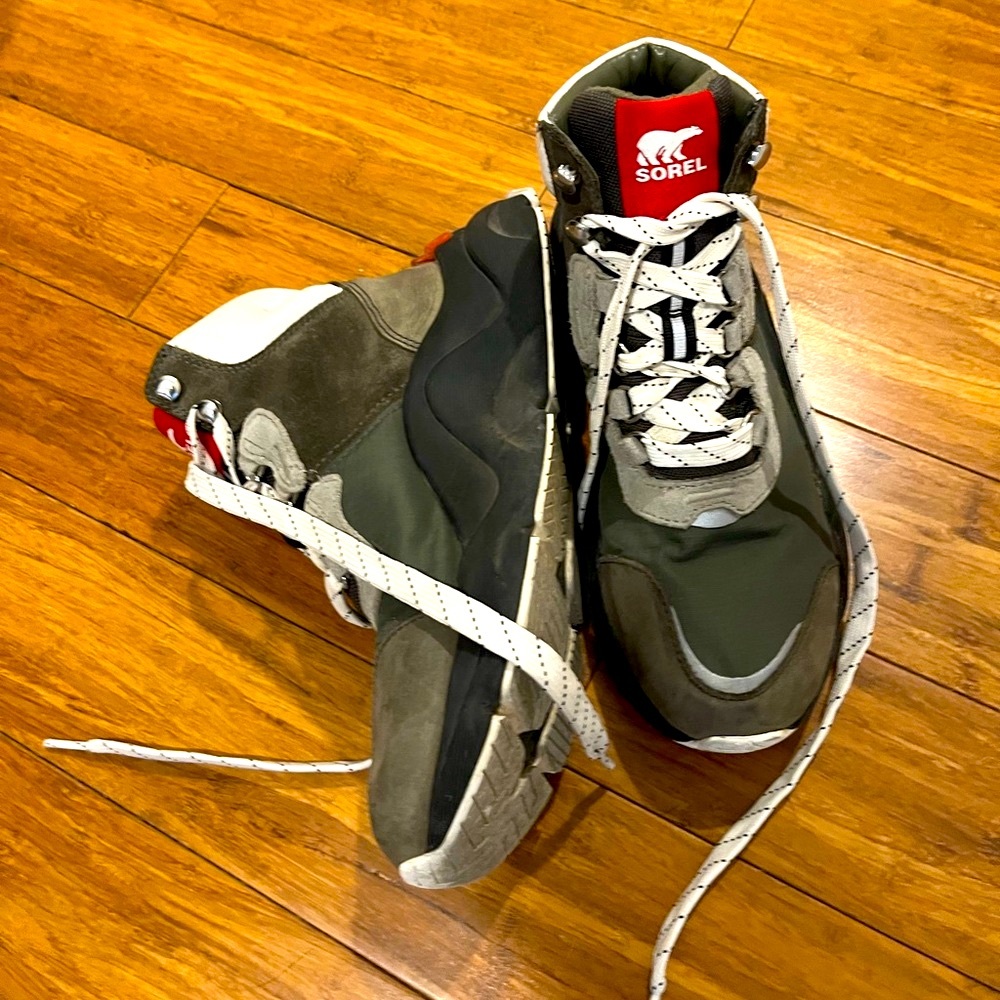 Sorel kinetic RNEGD conquest hiking boots Alpine Tundra, black